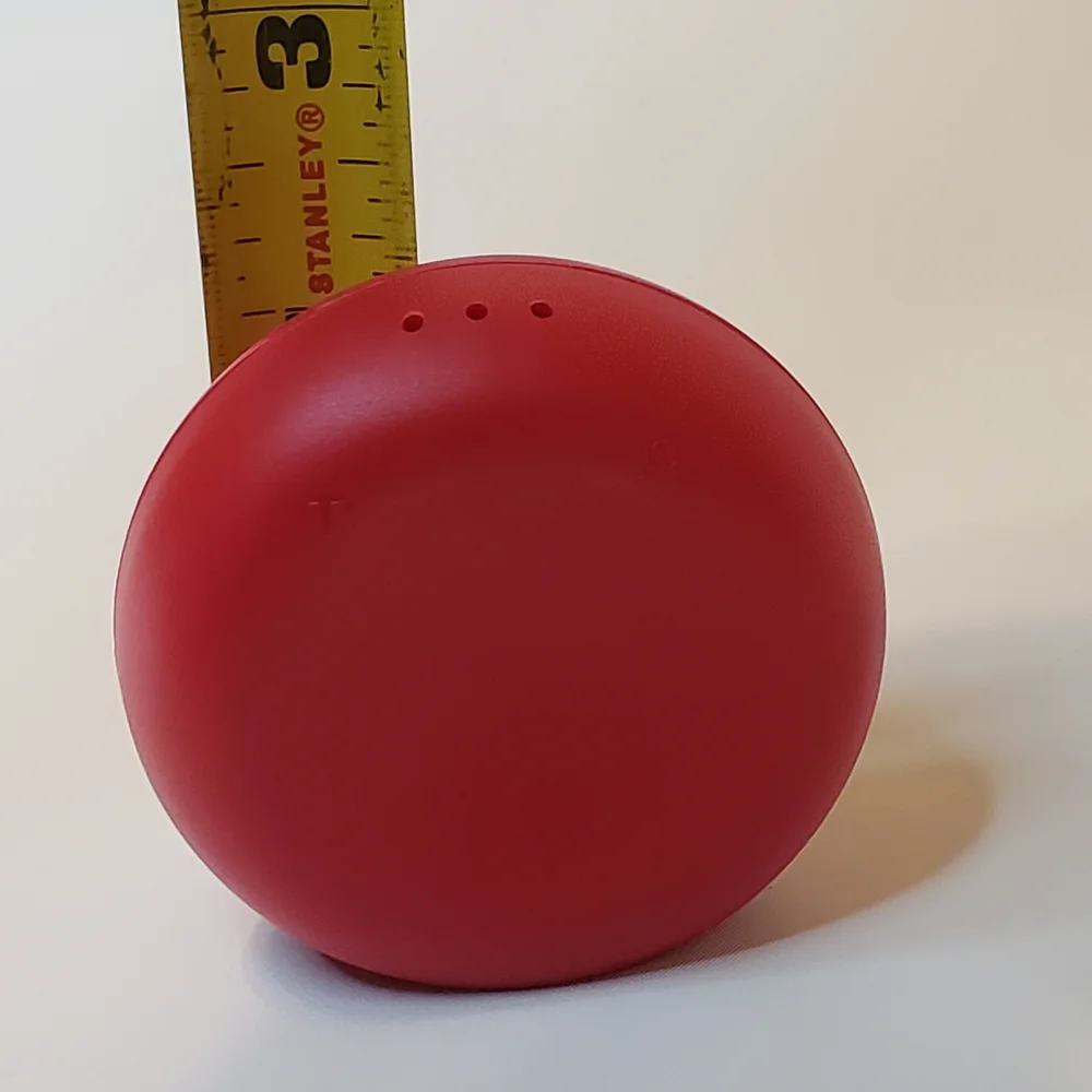 Tupperware Red Round Salt Shaker
